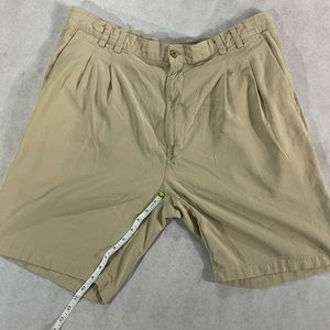 Paradise Coves 38W Khaki Silk Shorts